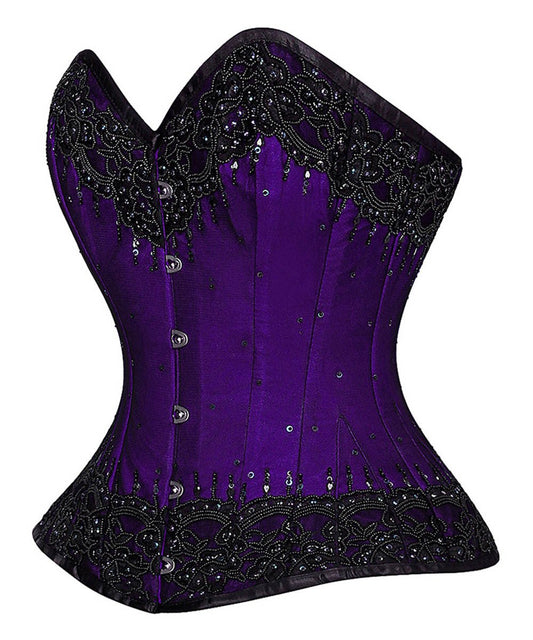 Lennie Overbust Purple Couture Corset
