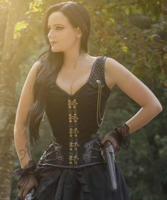 Engleberta Steampunk Overbust Corset