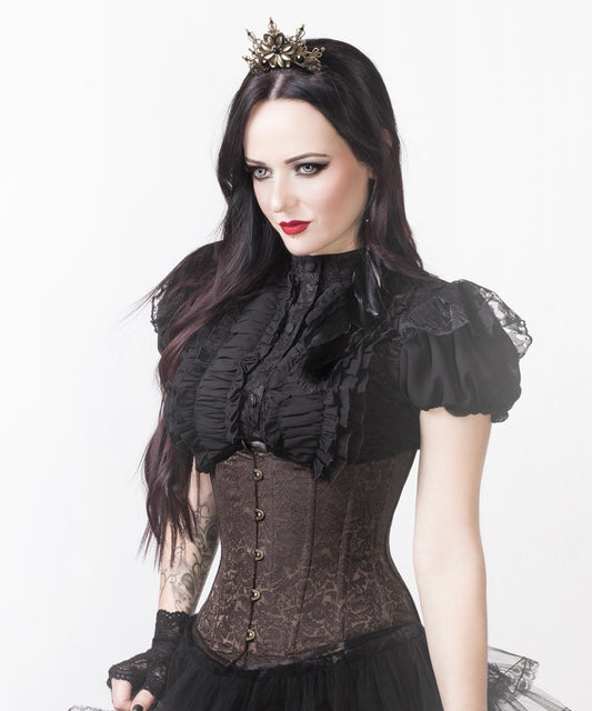 Mady Brown Steampunk Underbust Corset