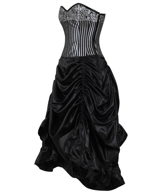 Caitrin Brocade Corset Dress