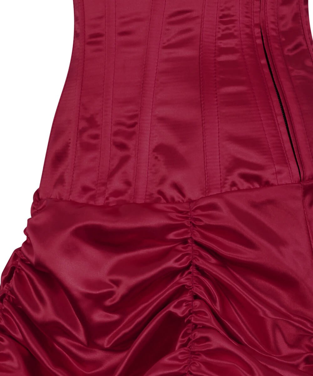 Nijlon Gathered Corset Dress