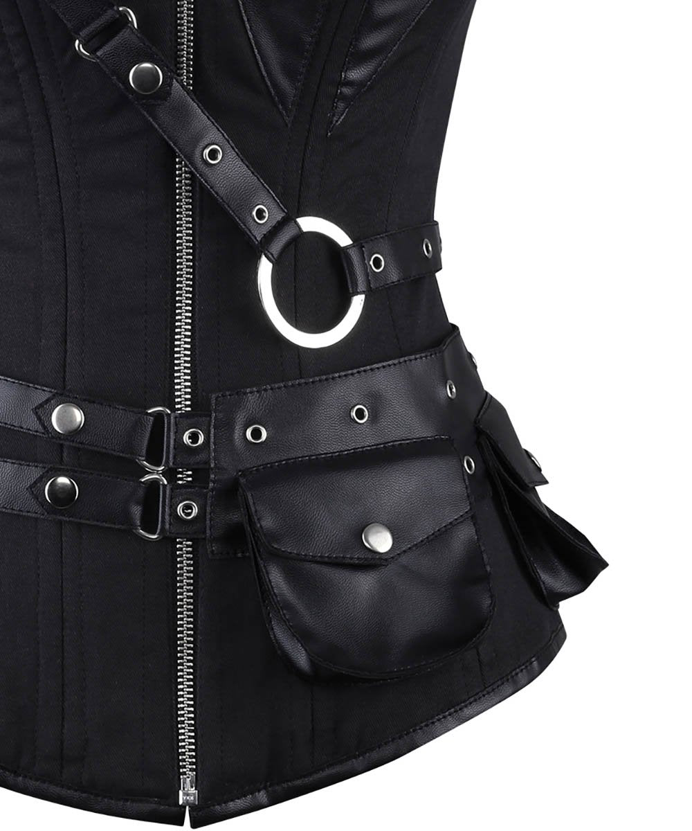 Nanelia Gothic Overbust Reversible Corset