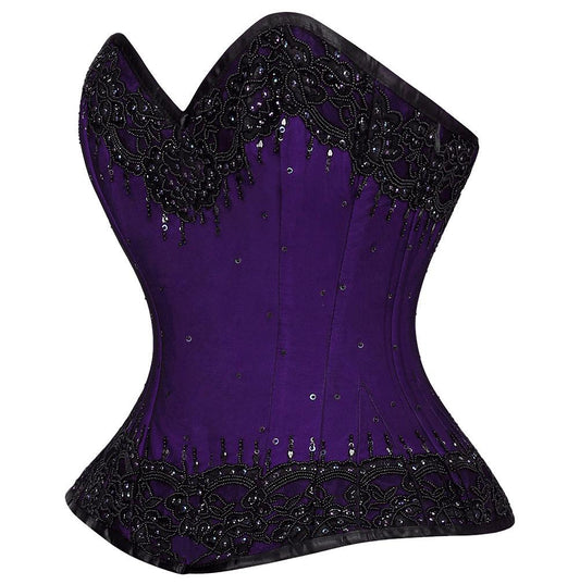 Remus Purple Overbust Couture Corset