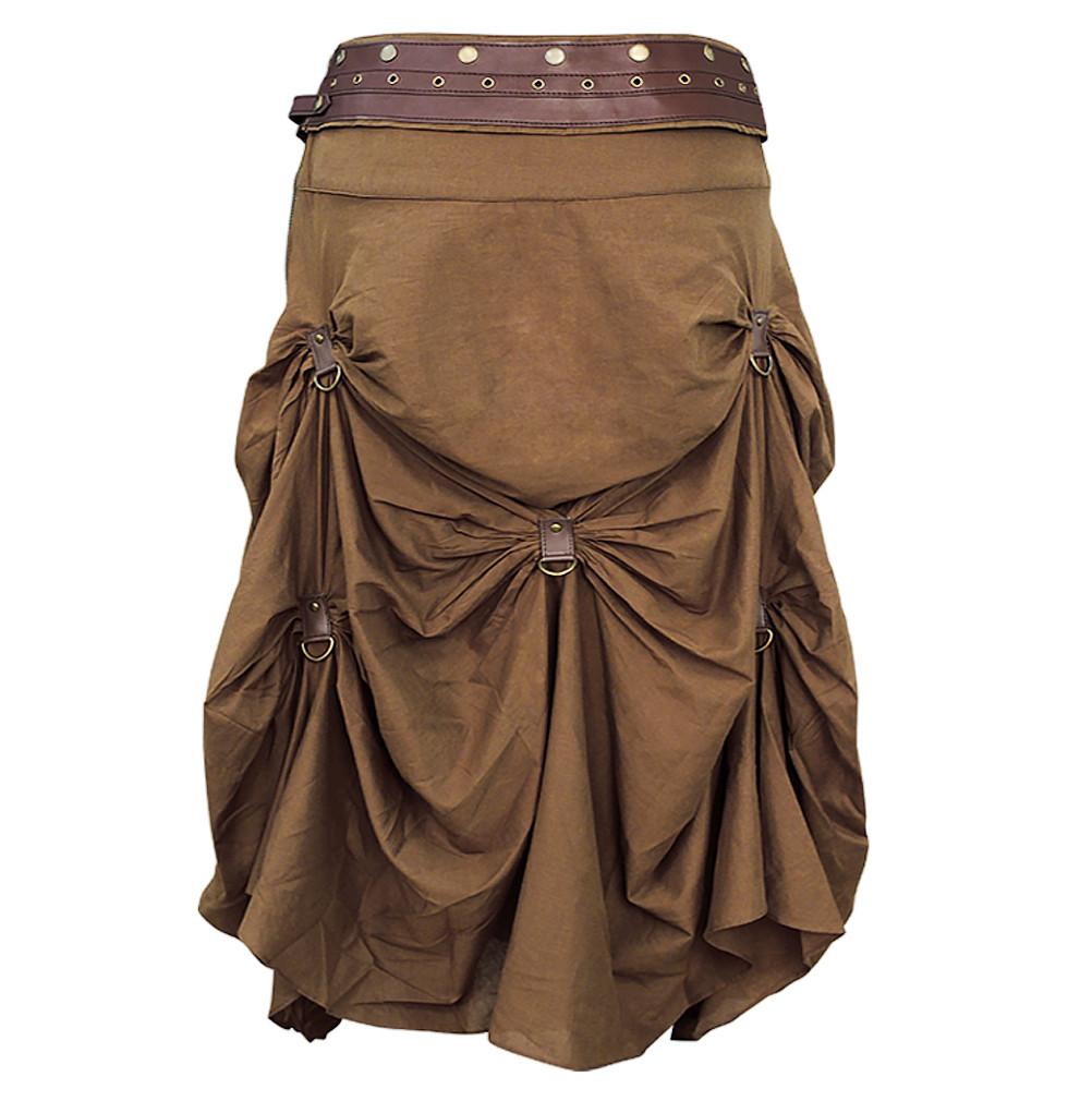 Isha Cotton Vintage Steampunk Skirt