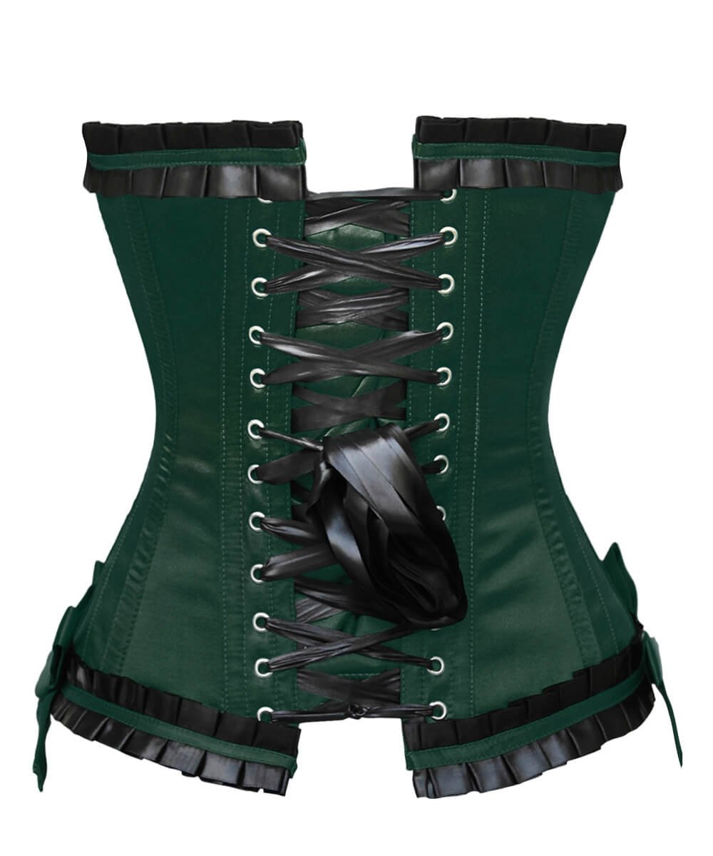Tedrick Burlesque Green Overbust Corset
