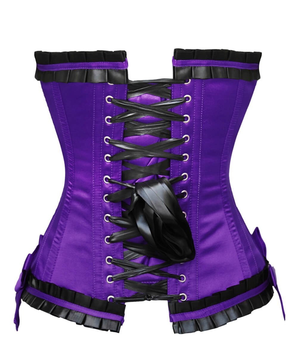 Amhold Burlesque Purple Overbust Corset