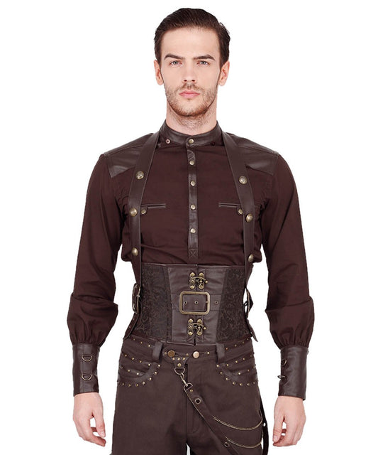 Dieter Steampunk Men's Corset