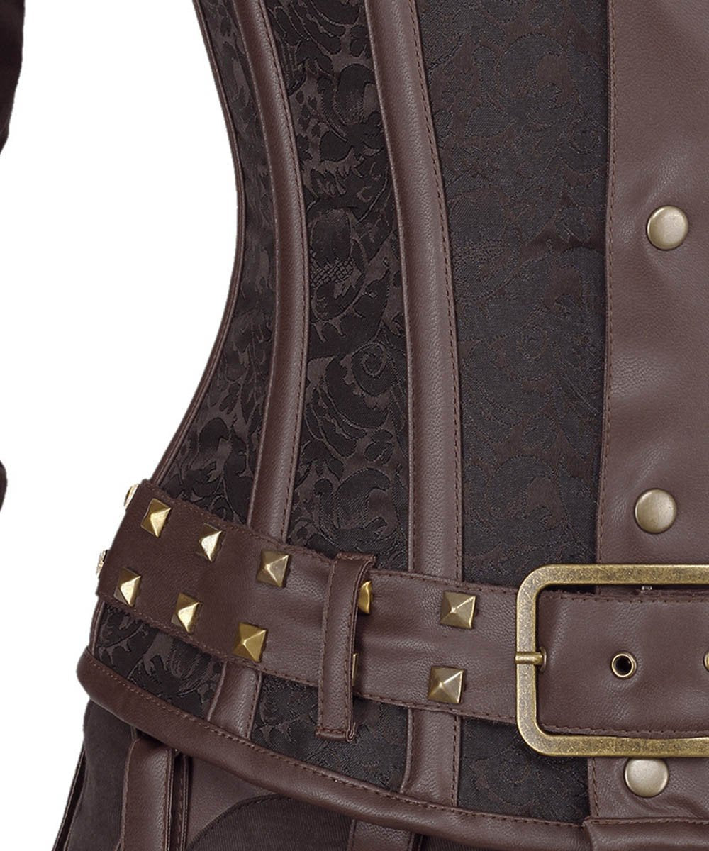 Eberwin Steampunk Men's Corset