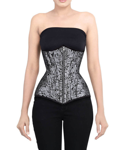 Zuria Waist Training Brocade Corset Underbust