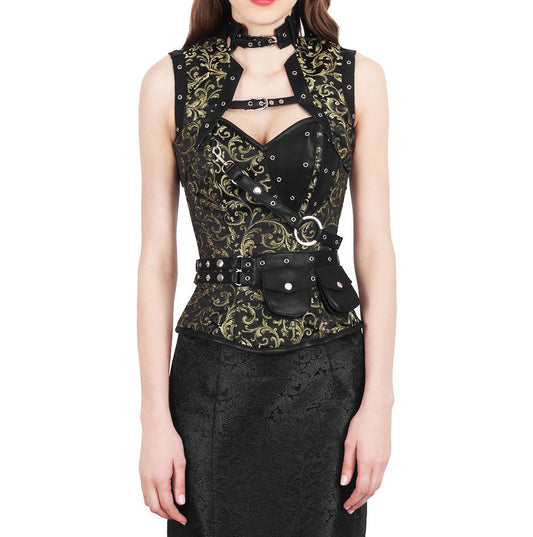 Hallil Steampunk Fashion Corset