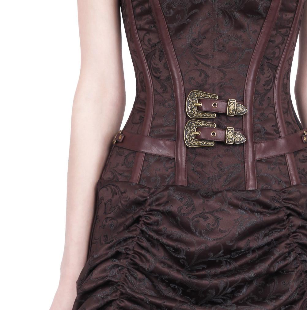Omawnakw Steampunk Corset Dress