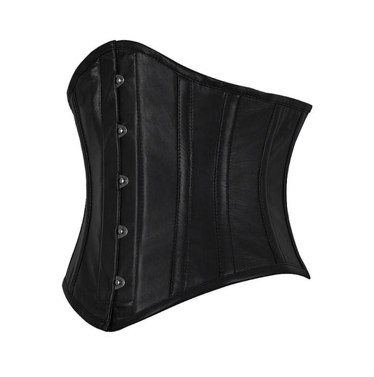 Danita Underbust Genuine Sheep Napa Leather Corset