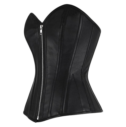 Danladi Genuine Sheep Napa Leather Overbust Corset