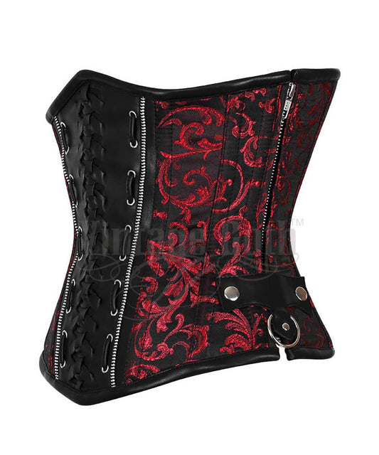 Fiacra Criss Cross Gothic Underbust Corset