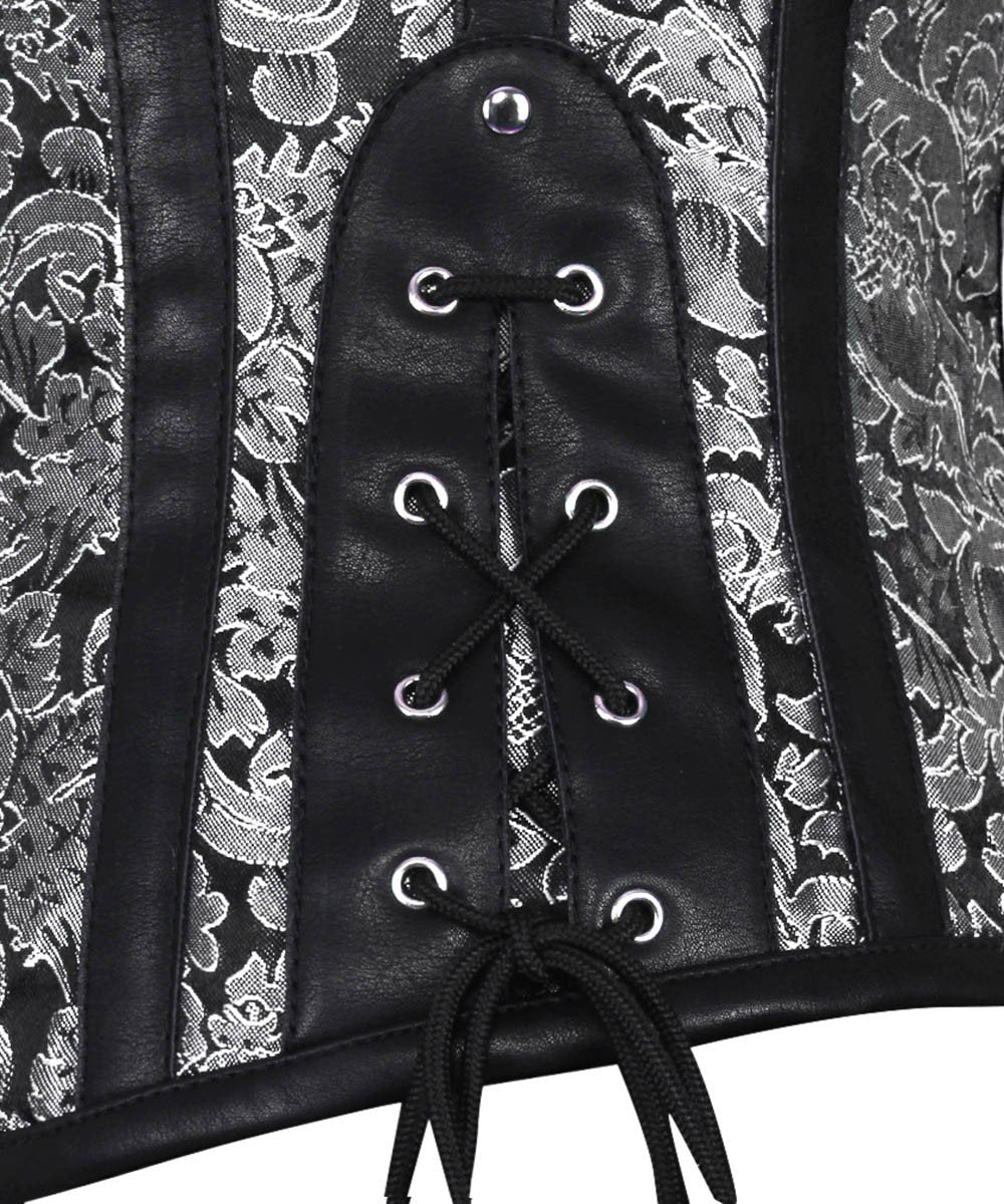 Nedabiah Gothic Corset Tops with Halter Neck