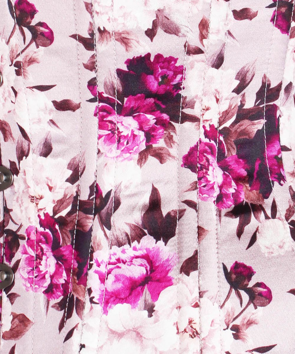 Hershel Floral Print Waist Training Corset