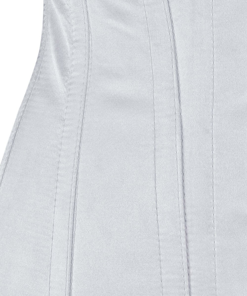 Frisa Taffeta Overbust White Corset