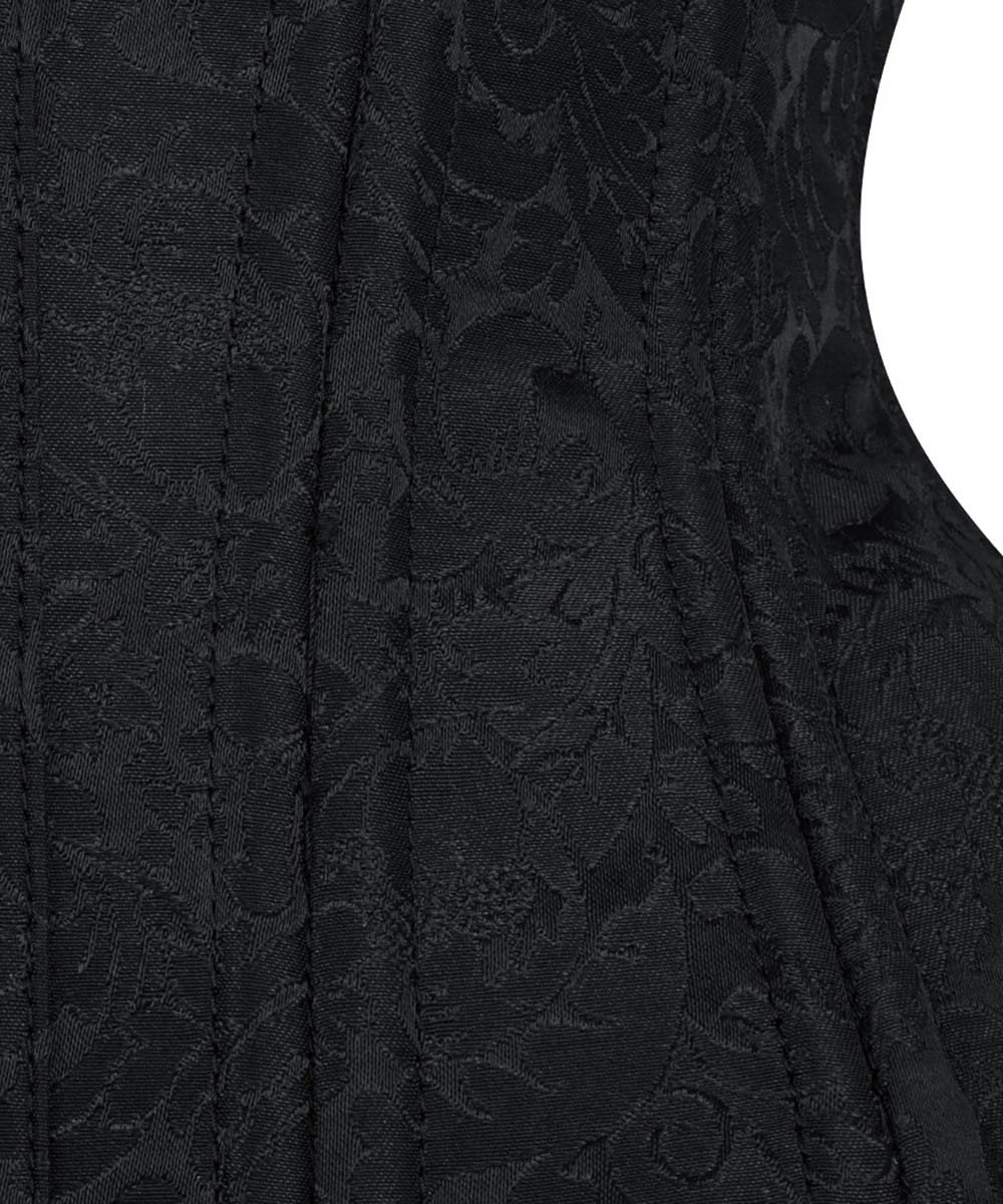 Manda New Curvy Waist Training Custom Made Corset in Brocade
