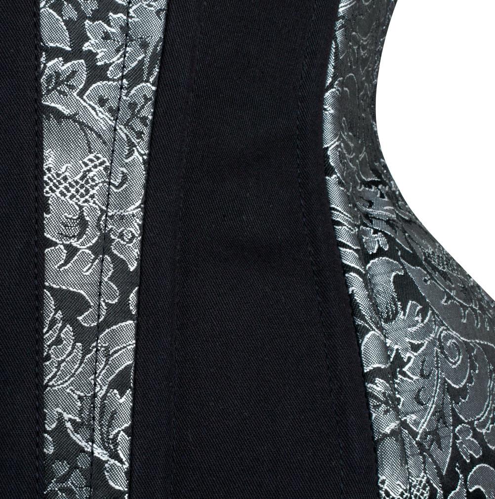 Hiatt Curvy Plus Size Waist Corset with Skull Busk