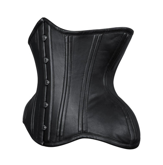 Rinna New Curvy Waist Trainer in Genuine Sheep Napa Leather