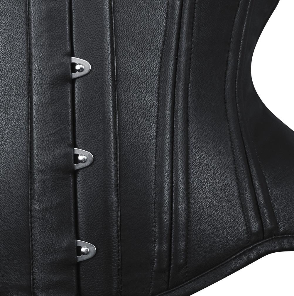 Rinna New Curvy Waist Trainer in Genuine Sheep Napa Leather