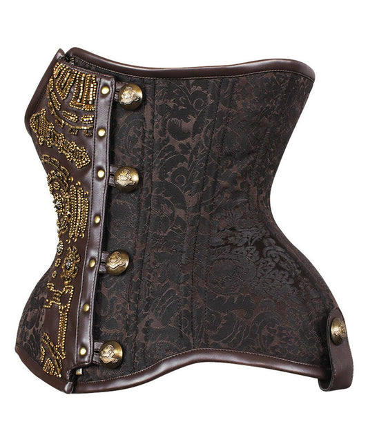 Capta New Curvy Embroidered Waist Trainer in Brocade