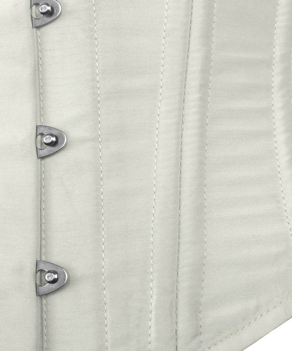Elvis Curvy Ivory Waist Training Corset