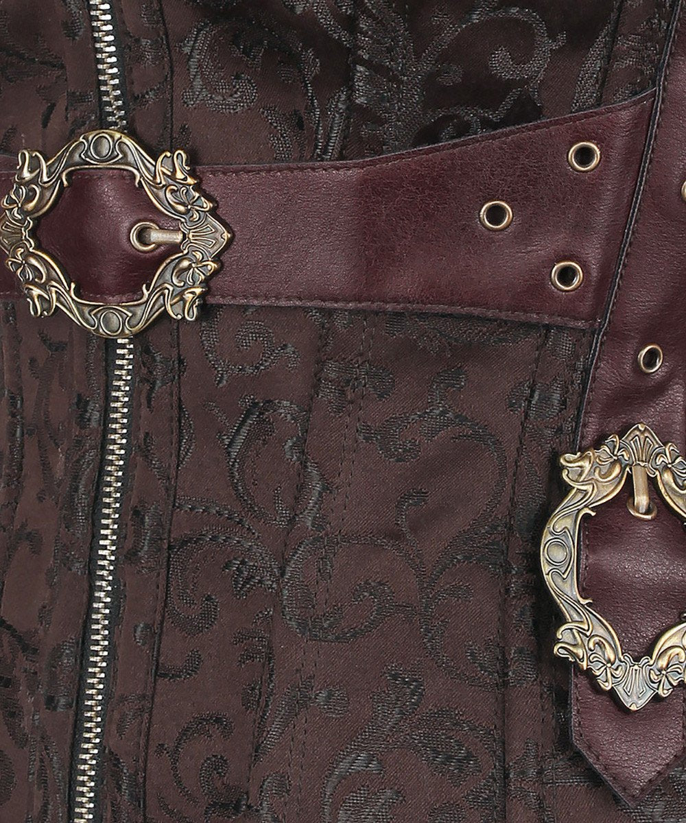 Marek Steampunk Overbust Corset with Bolero