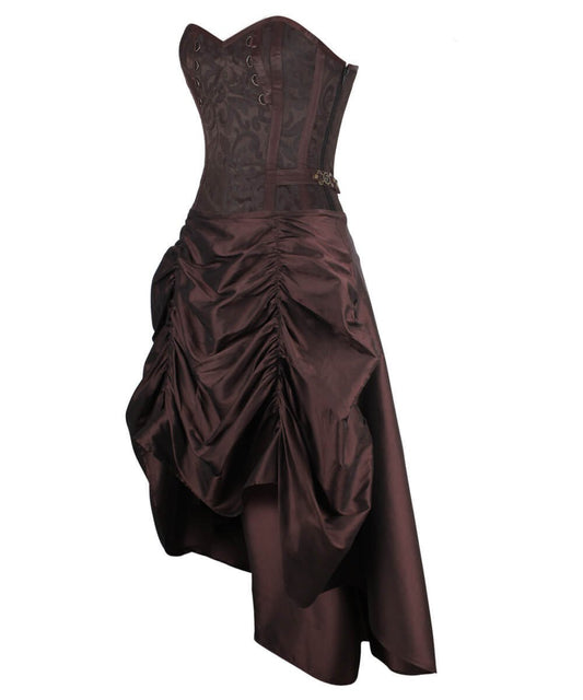 Barnardela Steampunk Brocade Corset Dresses