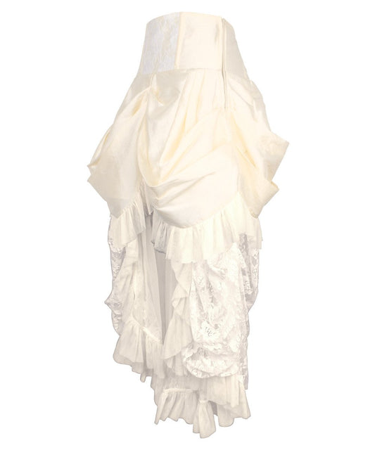 Briallan Ivory Victorian Skirt