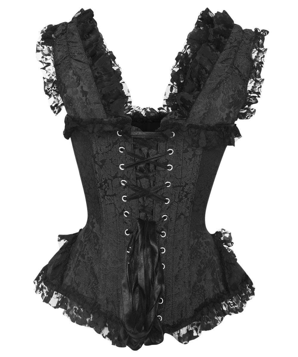 Akio Victorian Inspired Overbust Corset