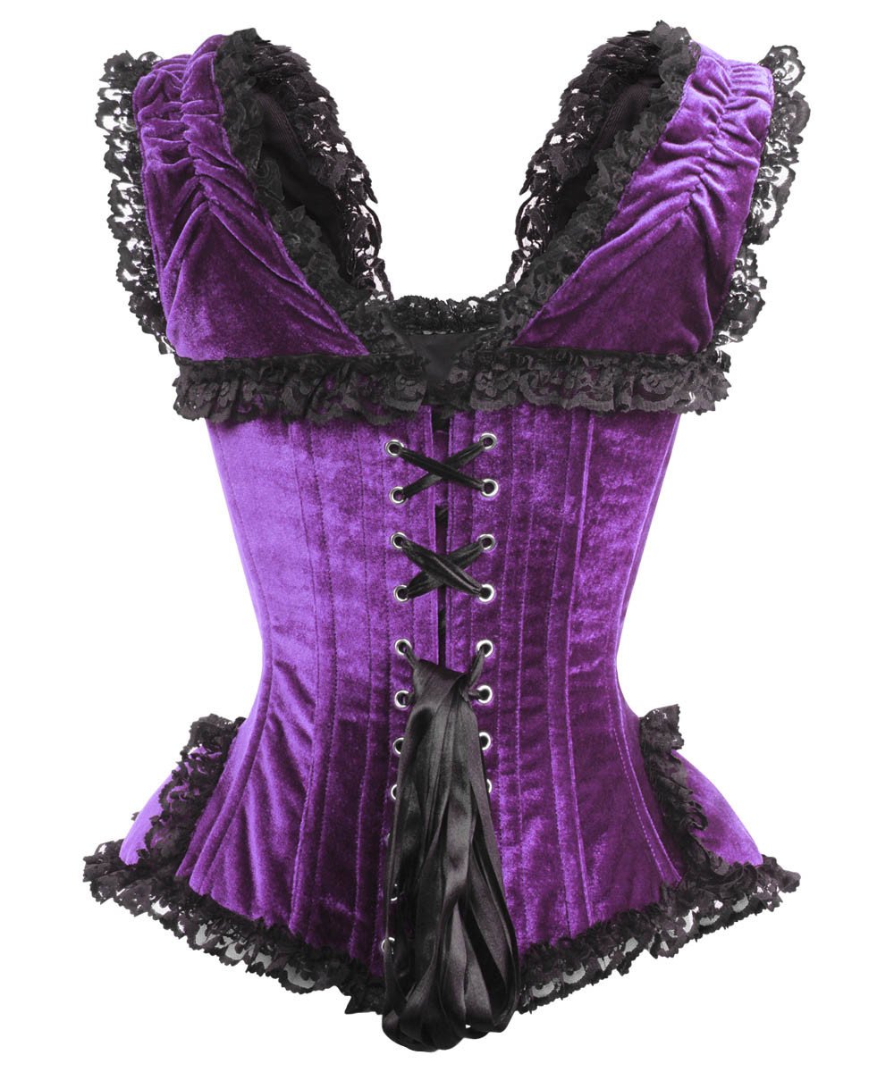 Ainoa Purple Victorian Inspired Corset