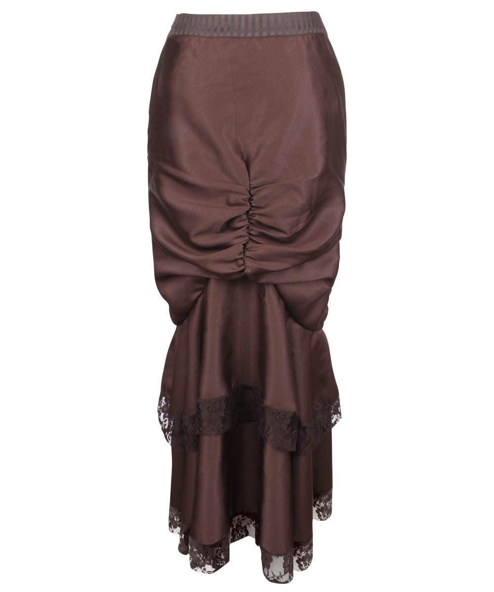 Reijo Brown Victorian Steampunk Skirt