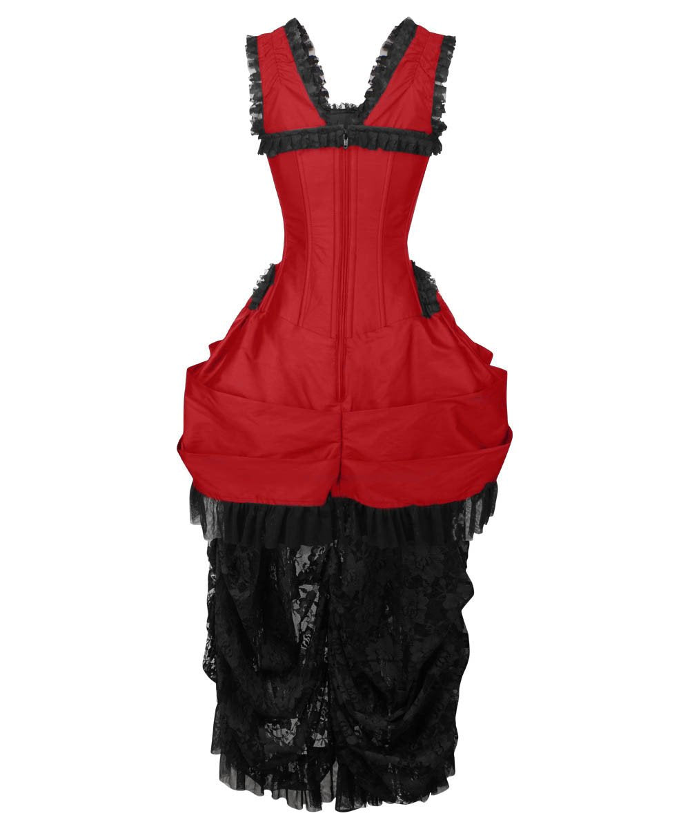 Rodge Red Victorian Inspired Dress