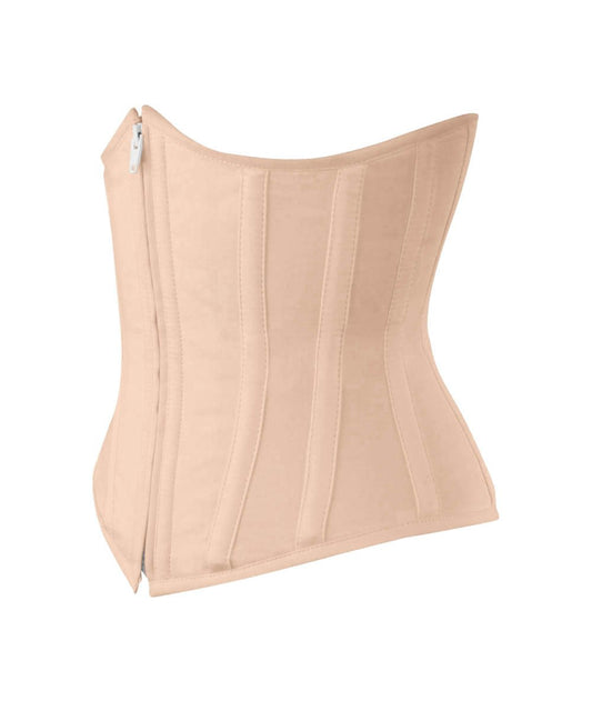 Underbust Nude Waist Shaper Corset in 100% Cotton