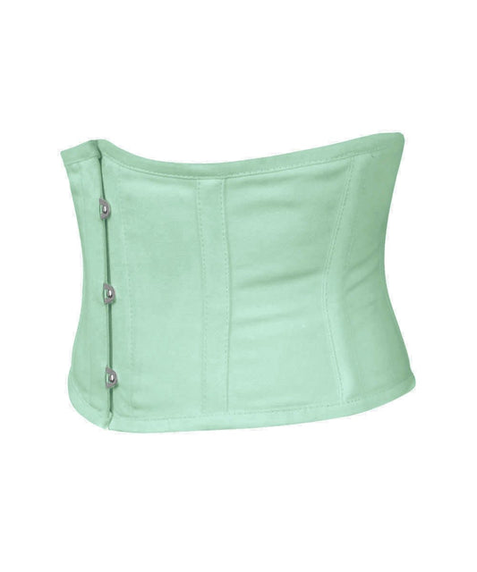 Mint Corset Waist Shaper in 100% Cotton