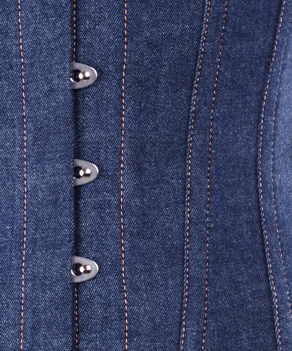 Waist Shaper Corset in Denim