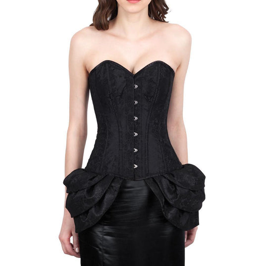 Abasi Black Burlesque Fashion Corset