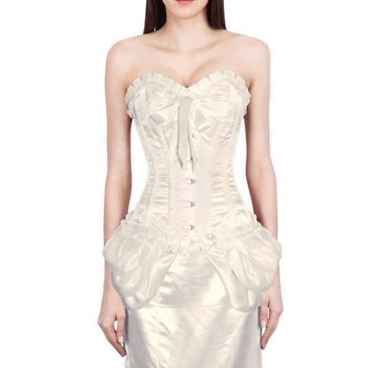 Ocran Ivory Burlesque Fashion Corset