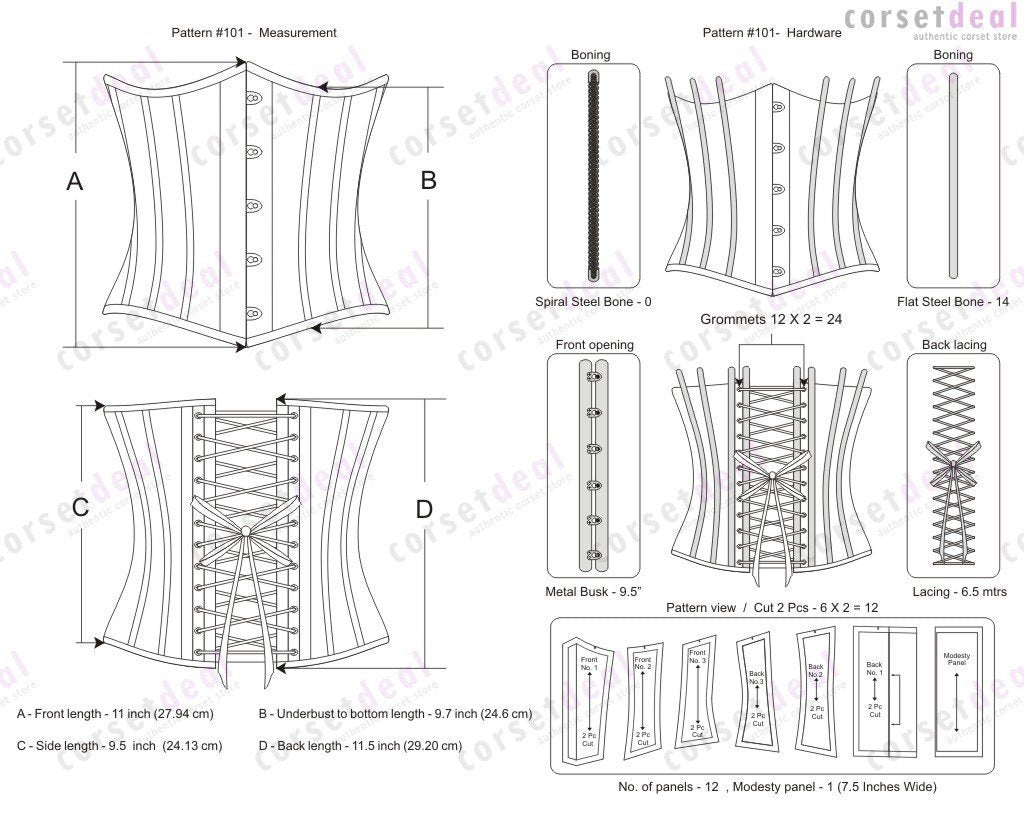 Orlena White Corset