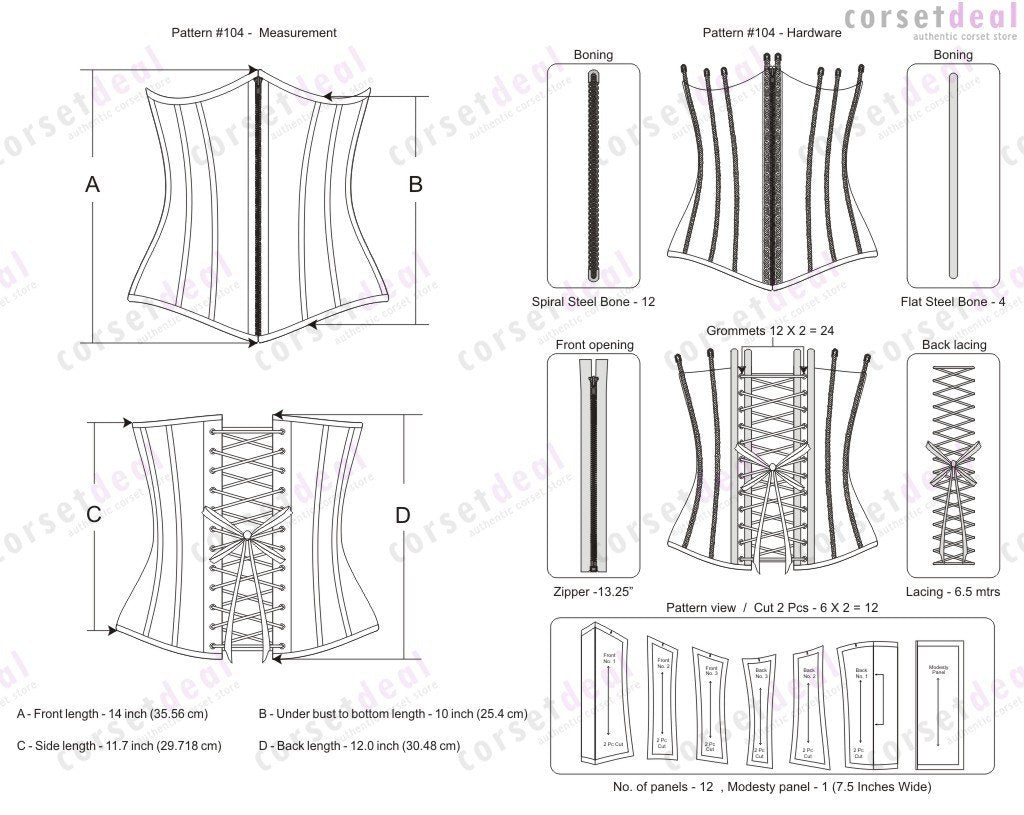 Dasha Steampunk Corset