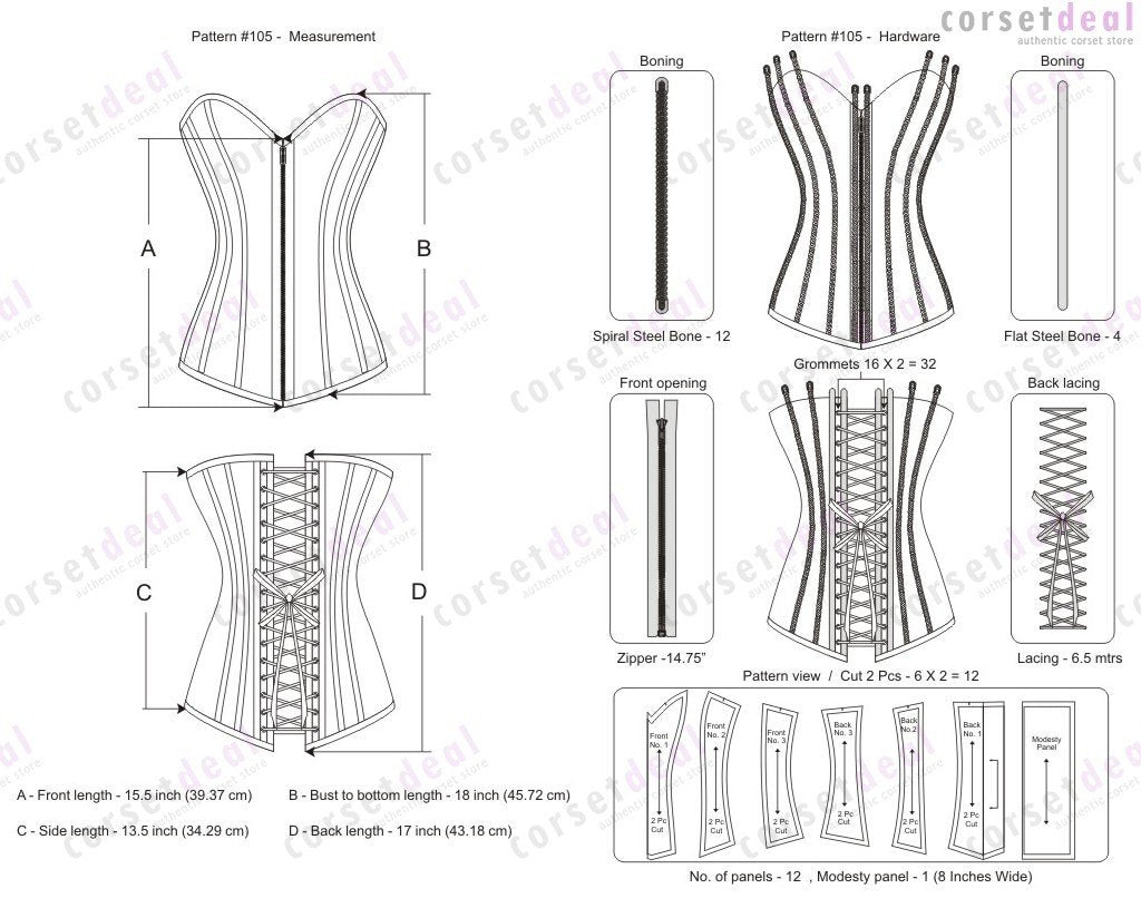 Daryn Steampunk Corset