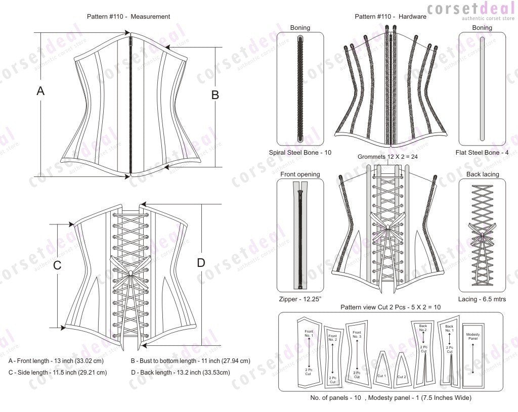 Perke Steampunk Corset