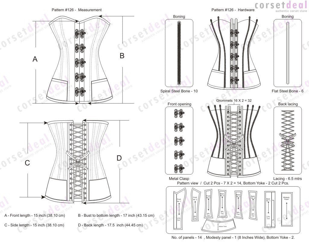 Hallie Steampunk Corset
