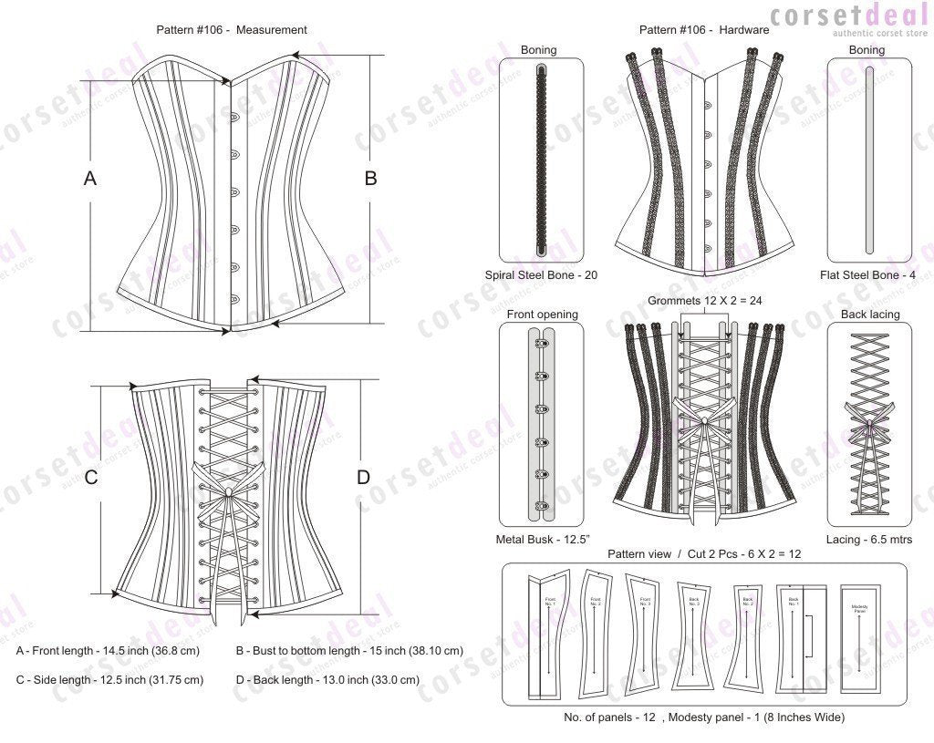 Adelle White Waist Training Corset