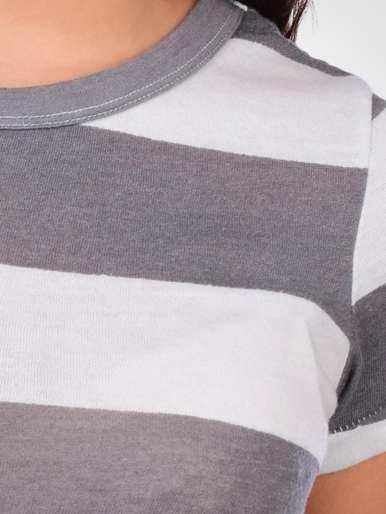 Eco Grey & White Weathered Stripe