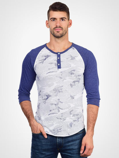 Blue & White Camo Sketch