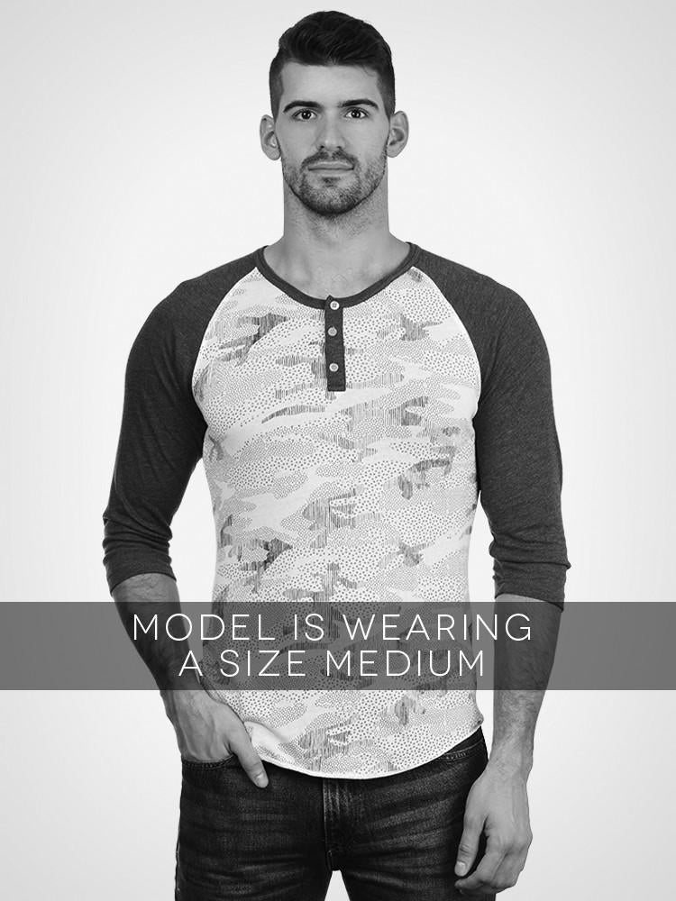 Blue & White Camo Sketch