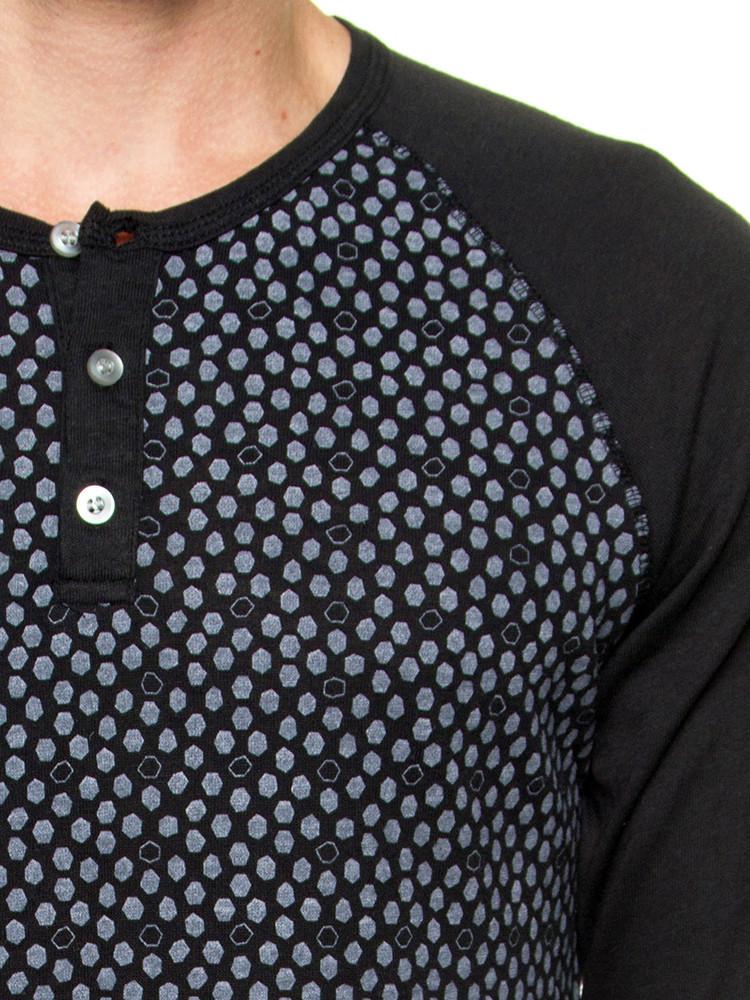 True Black Hexagon Dot