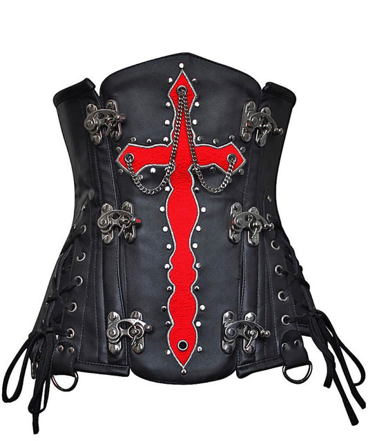 Abbey Gothic Steel Boned Underbust Corset